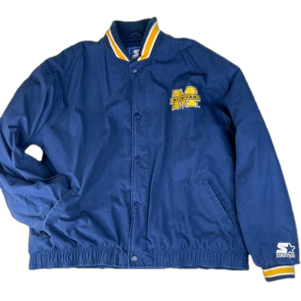Starter Michigan Wolverines Jacket XL Vintage 90s